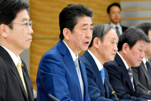 安倍內閣會議(AP圖片)